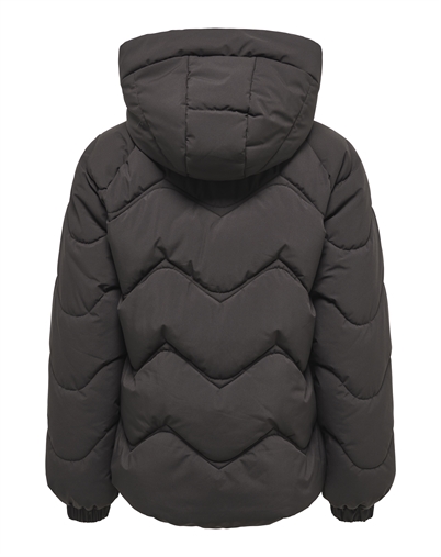 JDY - JDYPower Short Hood Puffer - Chocolate Torte